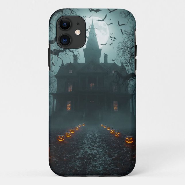 Spooky Night with Jack-o'-Lanterns Case-Mate iPhone Case (Back)