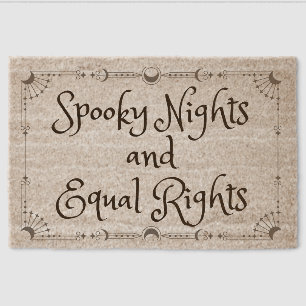 Spooky Nights and Equal Rights Coir Mat