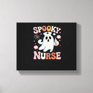 Spooky Nurse Classic T-Shirt_1 Canvas Print