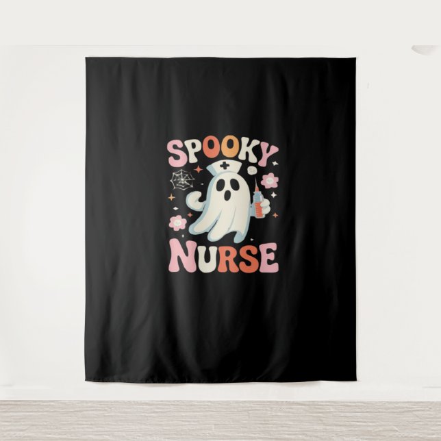 Spooky Nurse Classic T-Shirt_1 Tapestry (Front)