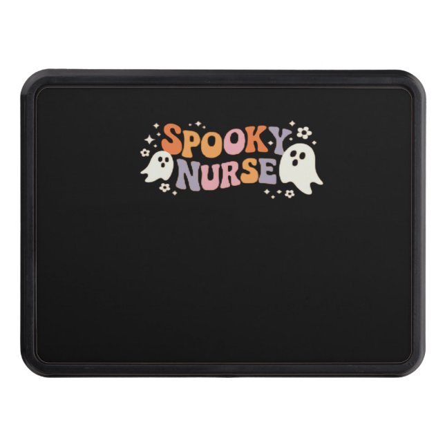 Spooky Nurse Classic T-Shirt Hitch Cover (Front)