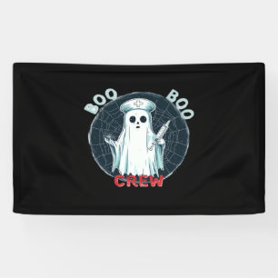 Spooky Nurse Ghost Haunted Hospital Crew Ghostly N Banner