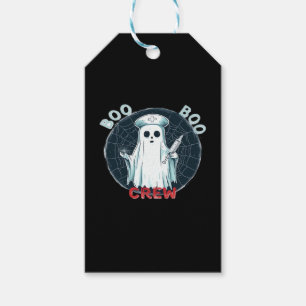 Spooky Nurse Ghost Haunted Hospital Crew Ghostly N Gift Tags