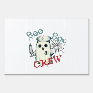 Spooky Nurse Ghost Haunted Hospital Crew Ghostly N Sign
