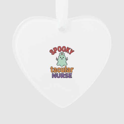 Spooky Nurse Halloween Vintage Vector Shirt Design Ornament
