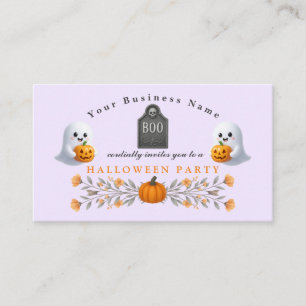 Spooky Office Halloween Party Essentials Business Card