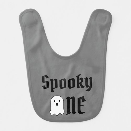 Spooky One 1st Birthday Baby Bib