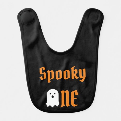 Spooky One 1st Birthday Baby Bib