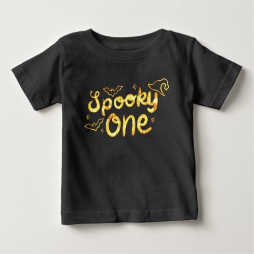 Spooky One 1st Birthday Baby T_Shirt