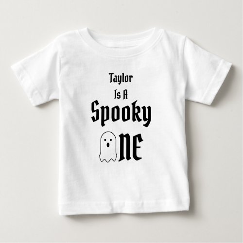 Spooky One 1st Birthday Baby T_Shirt