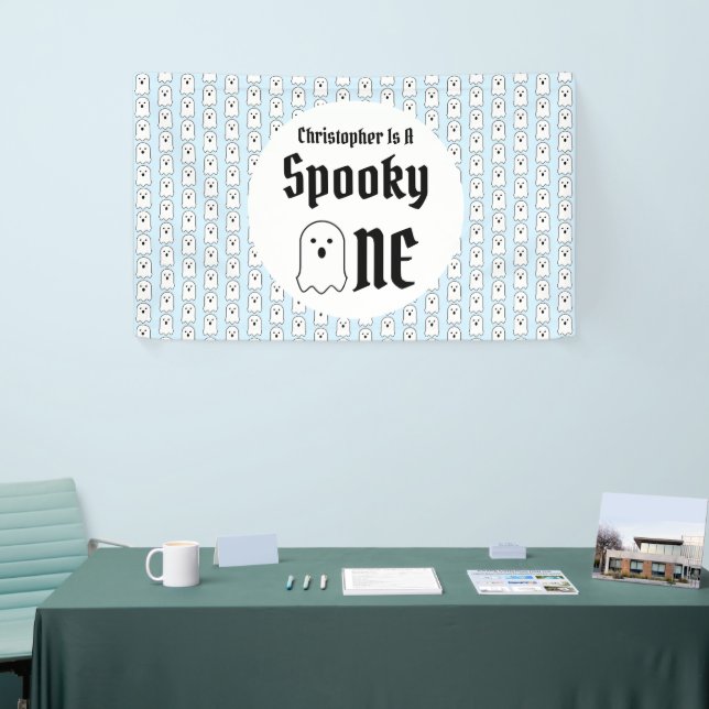 Spooky One 1st Birthday Banner (Tradeshow)