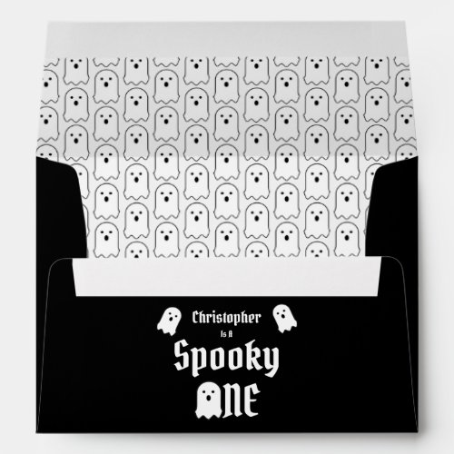 Spooky One 1st Birthday Envelope