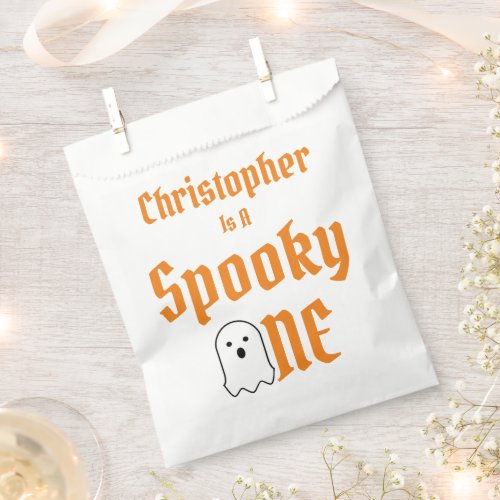 Spooky One 1st Birthday Favor Bag