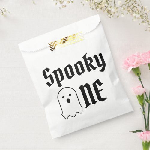 Spooky One 1st Birthday Favor Bag