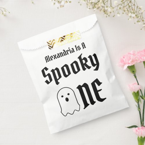 Spooky One 1st Birthday Favor Bag