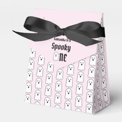 Spooky One 1st Birthday Favor Boxes