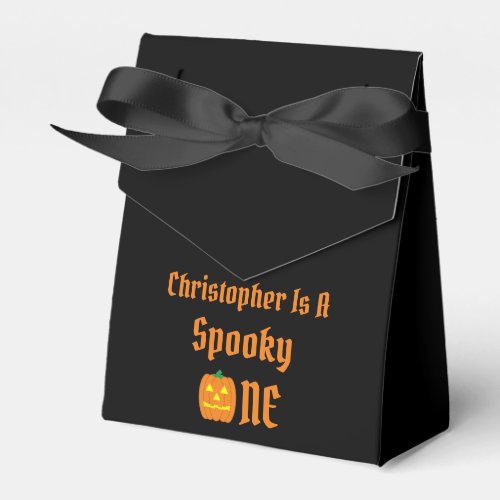 Spooky One 1st Birthday Favor Boxes