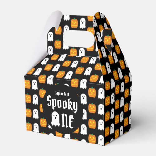 Spooky One 1st Birthday Favor Boxes