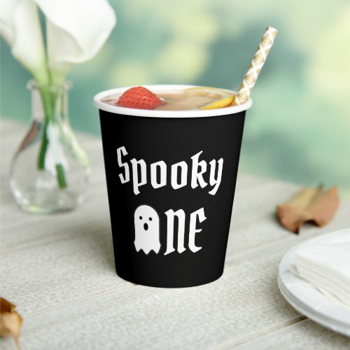 Spooky One 1st Birthday Paper Cups