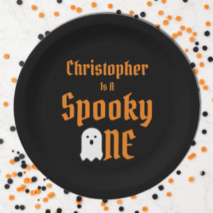 Spooky One 1st Birthday Paper Plates