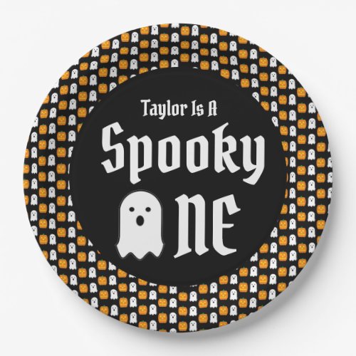 Spooky One 1st Birthday Paper Plates