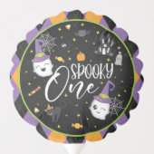 Spooky One Balloon - Blk (Back)
