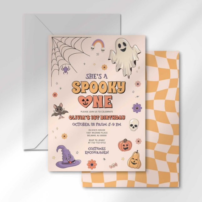 Spooky One Birthday Invitation (Creator Uploaded)