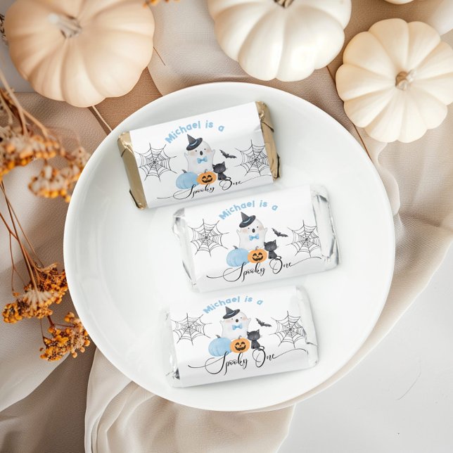 Spooky One boy Halloween birthday Hershey's Miniatures (Creator Uploaded)