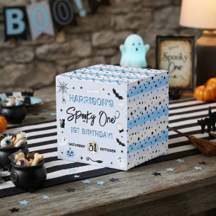 Spooky One! Boys Halloween 1st Birthday Party Favor Boxes