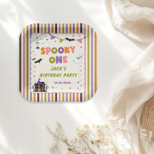 Spooky One Colorful Halloween Birthday Party