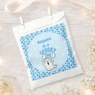 Spooky One Cute Funny Halloween Ghost 1st Birthday Favor Bag
