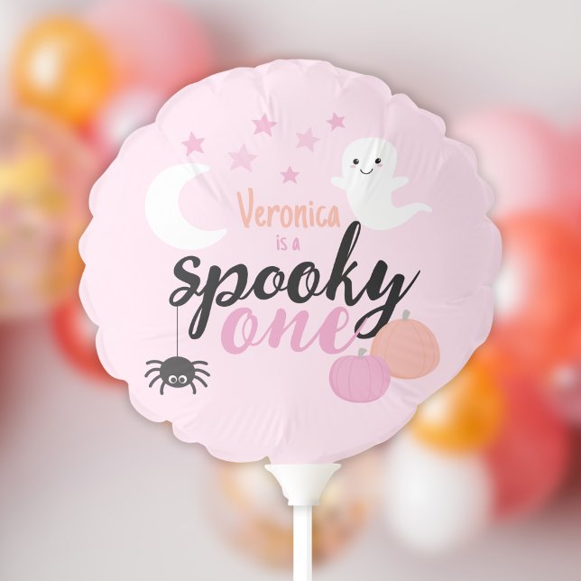 Spooky One First Birthday Balloon (Halloween Birthday Balloon)