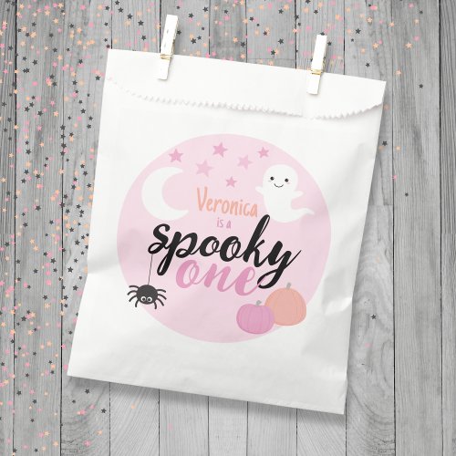 Spooky One First Birthday Favor Bag