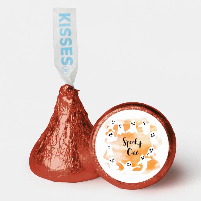 Spooky One First Halloween Birthday Party Hershey®'s Kisses® (Front)