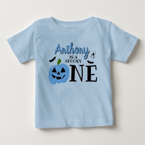 Spooky One Halloween 1st Birthday Baby T_Shirt