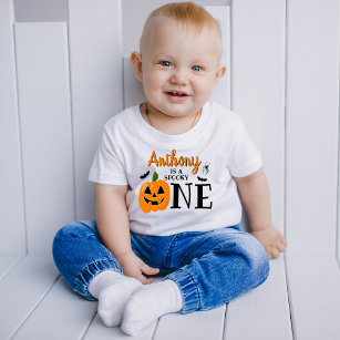 Spooky One Halloween 1st Birthday Baby T-Shirt