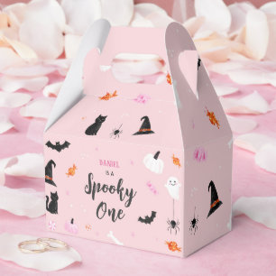 Spooky One Halloween 1st Birthday Boys Ghost Favor Boxes