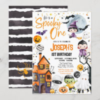 Spooky One Halloween 1st Birthday Costume Party