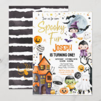 Spooky One Halloween 1st Birthday Costume Party