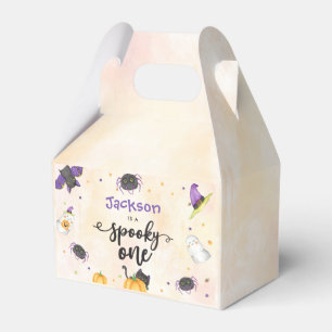 Spooky One Halloween 1st Birthday Favor Boxes