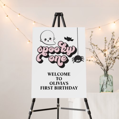 Spooky One Halloween 1st Birthday Foam Board