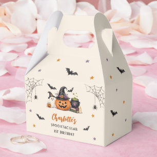 Spooky One Halloween 1st Birthday Girls Ghost Favor Boxes