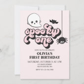 Spooky One Halloween 1st Birthday  Invitation (Front)