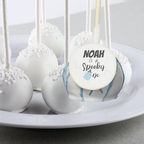 Spooky One  Halloween 1st Birthday  Minimal Blue Cake Pops