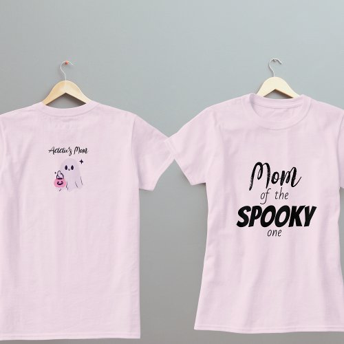 Spooky One  Halloween 1st Birthday  Mom Shirt