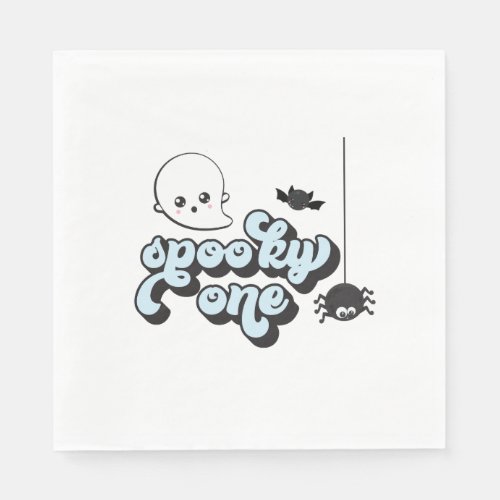 Spooky One Halloween 1st Birthday Napkins