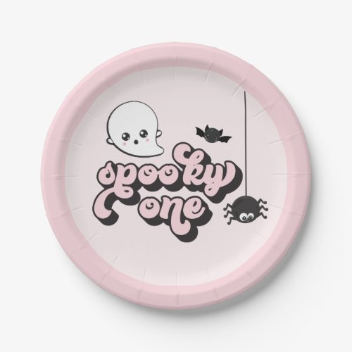 Spooky One Halloween 1st Birthday Paper Plates