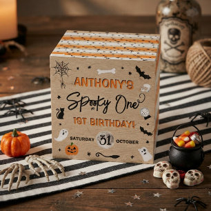 Spooky One! Halloween 1st Birthday Party Favor Boxes