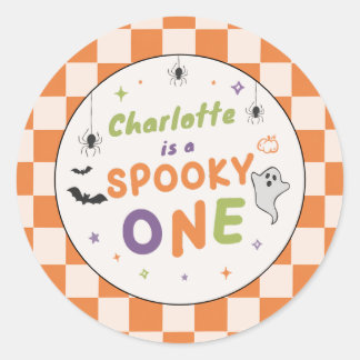 Spooky One Halloween 1st Birthday Sticker