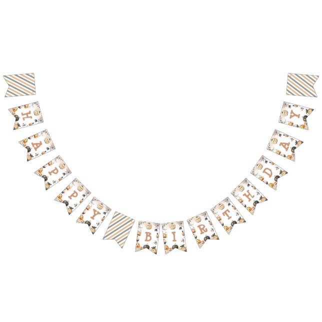 Spooky One Halloween Birthday Banner (All)